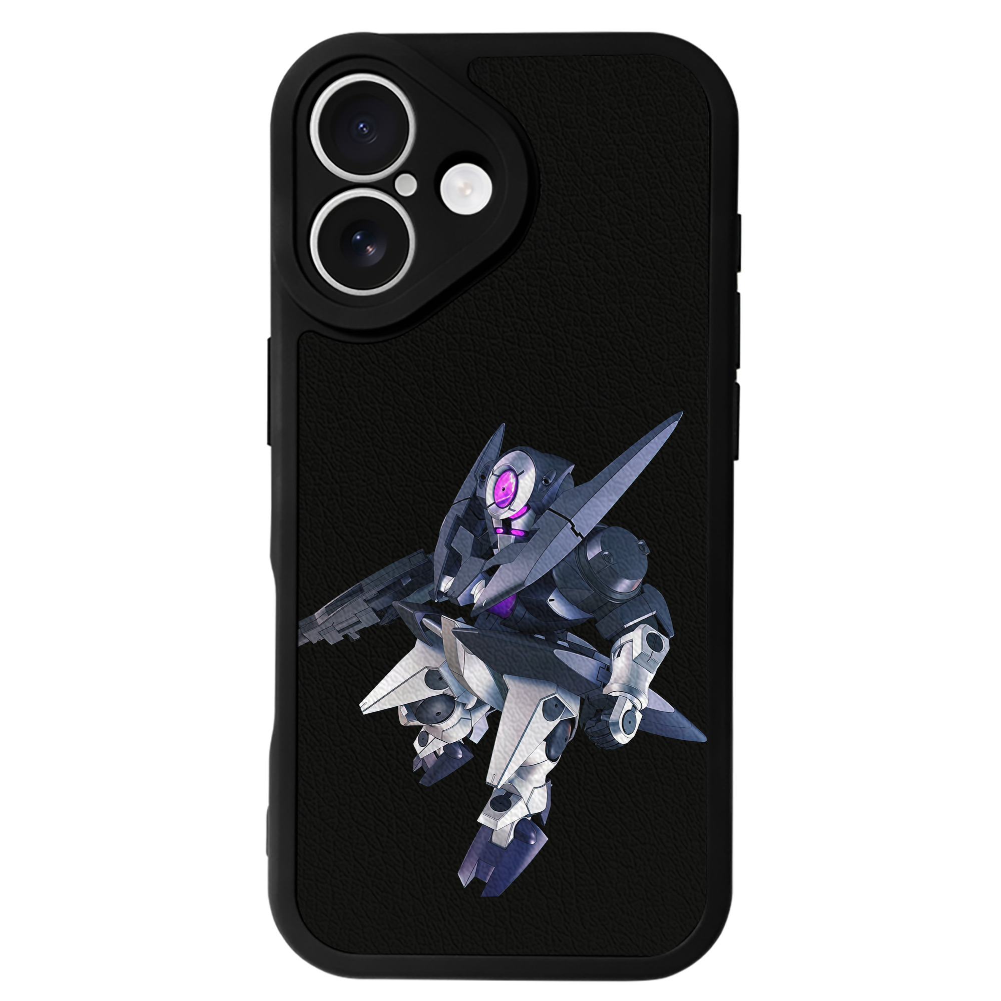 （画像用） 機動戦士ガンダム Mobile Suit Gundam 【iPhone 16シリーズ対応】シリコンスマホケース（レザー調） 材質：シリコン